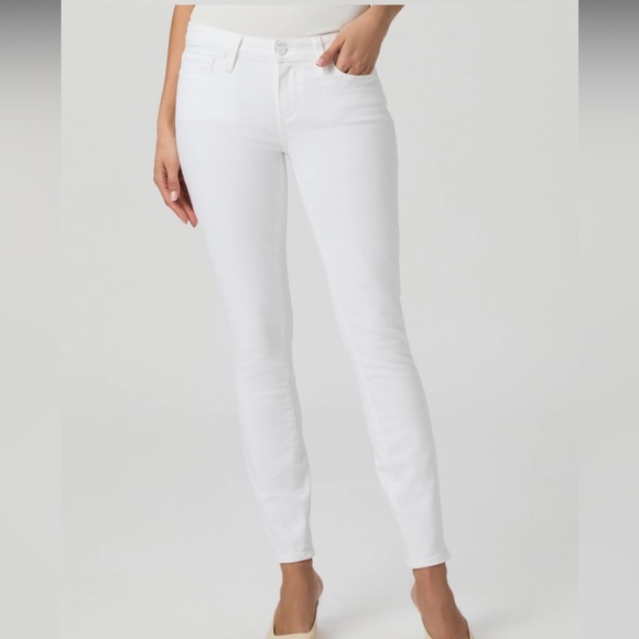 PAIGE Denim - Paige White Verdugo Ankle Cotton Stretch Skinny Jeans